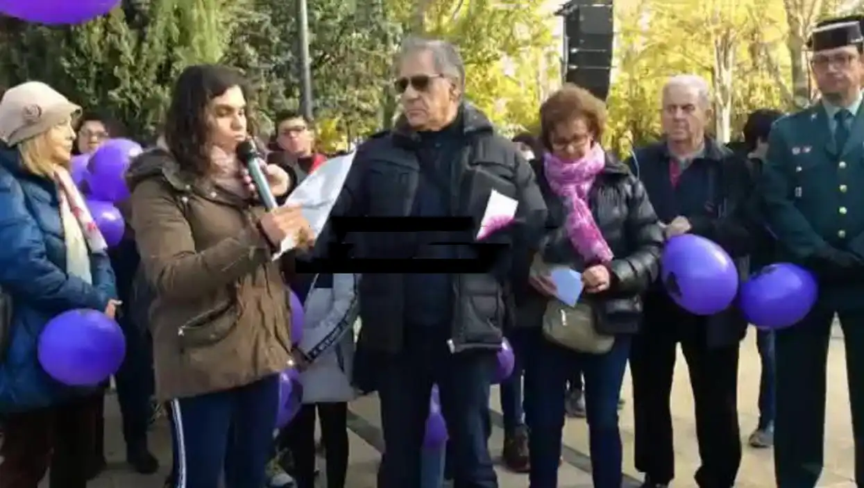 Acto de la Fundación Leticia Rosino en Zamora por el Día contra la Violencia de Género