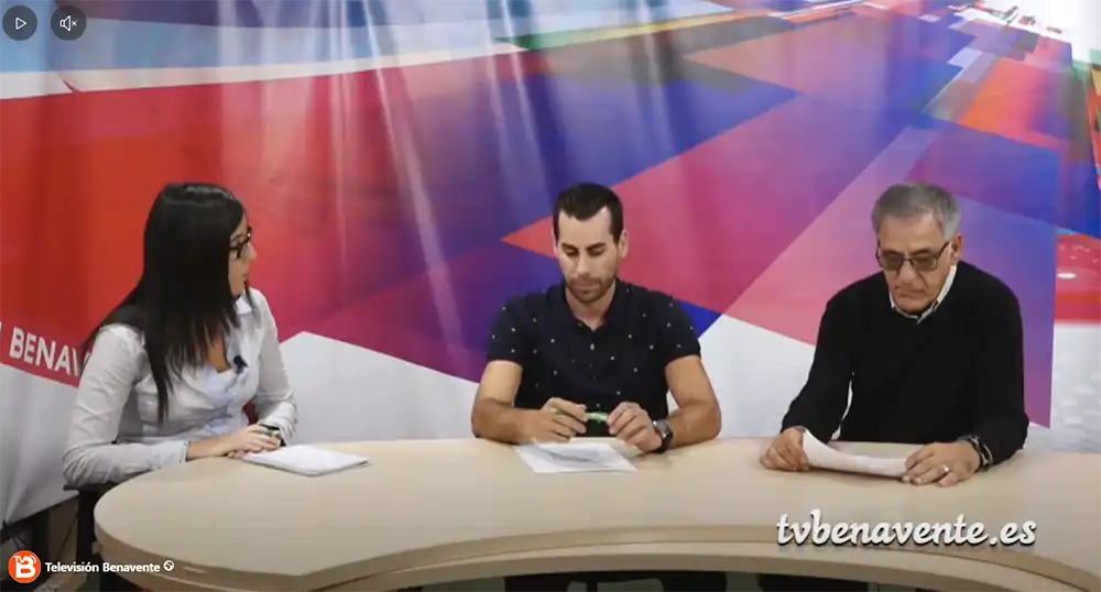 Entrevista en TV Benavente con motivo del torneo de Padel en esta ciudad
