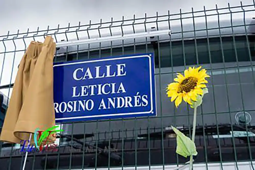PRENSA 11 CALLE EN RECUERDO A LETICIA ROSINO ANDRÉS