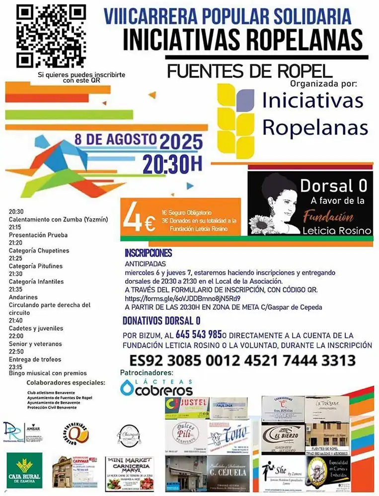INFORMACIÓN 29 Fuentes de Ropel volverá a correr con el corazón por Leticia Rosino