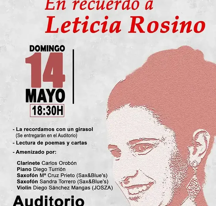 Homenaje en memoria de Leticia Rosino en Tábara