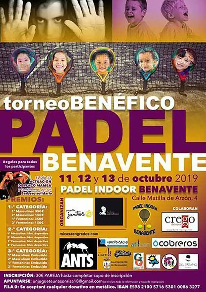 PADEL SOLIDARIO – un torneo benéfico a favor de Fundación Leticia Rosino y Proyecto Juntos 1 PADEL SOLIDARIO – un torneo benéfico a favor de Fundación Leticia Rosino y Proyecto Juntos