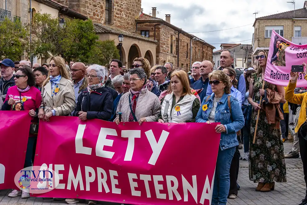 Tábara se vuelca con la concentración por Leticia Rosino: "Una vida no vale ocho años"